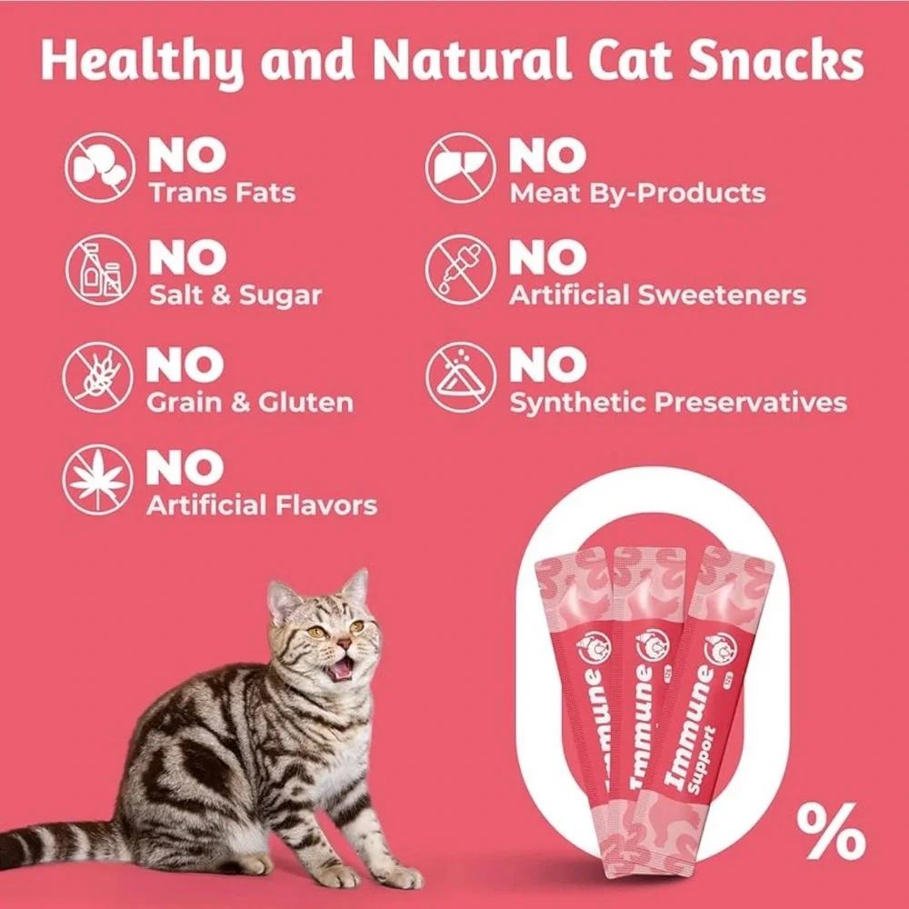 Immune Support Lickable Cat Treats
